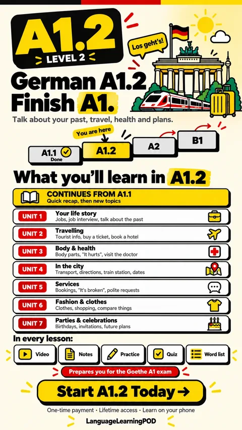 German A1.2 course
