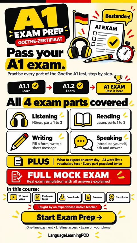 A1 exam prep