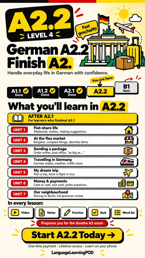 German A2.2 course