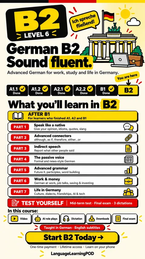 German B2 course