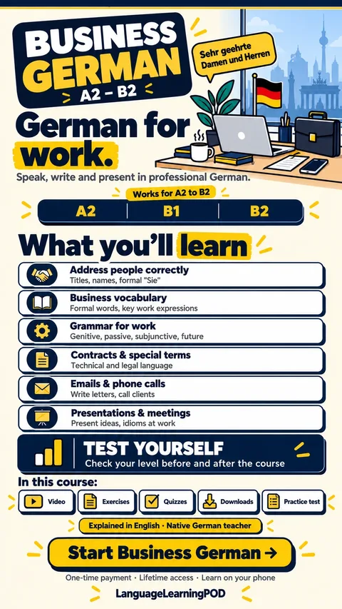 Business German A2 to B2