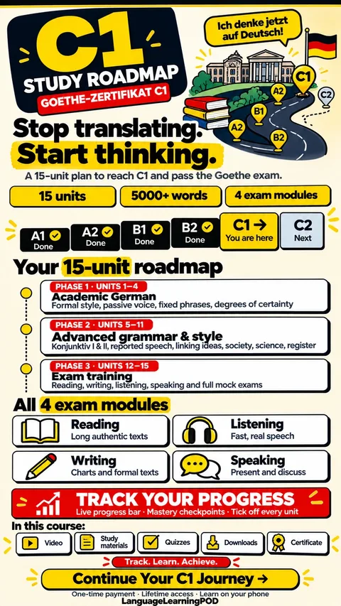 German C1 course